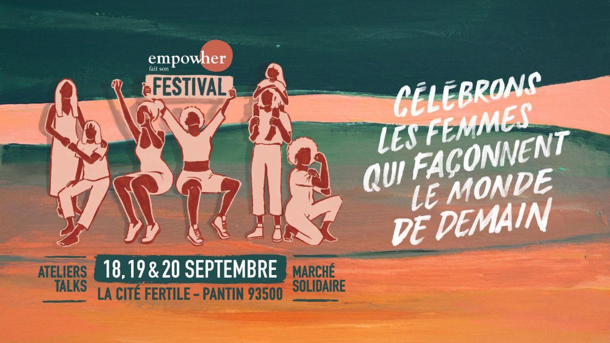 Festival Empow'Her 2020 - Affiche Célébrons les femmes qui façonnent demain