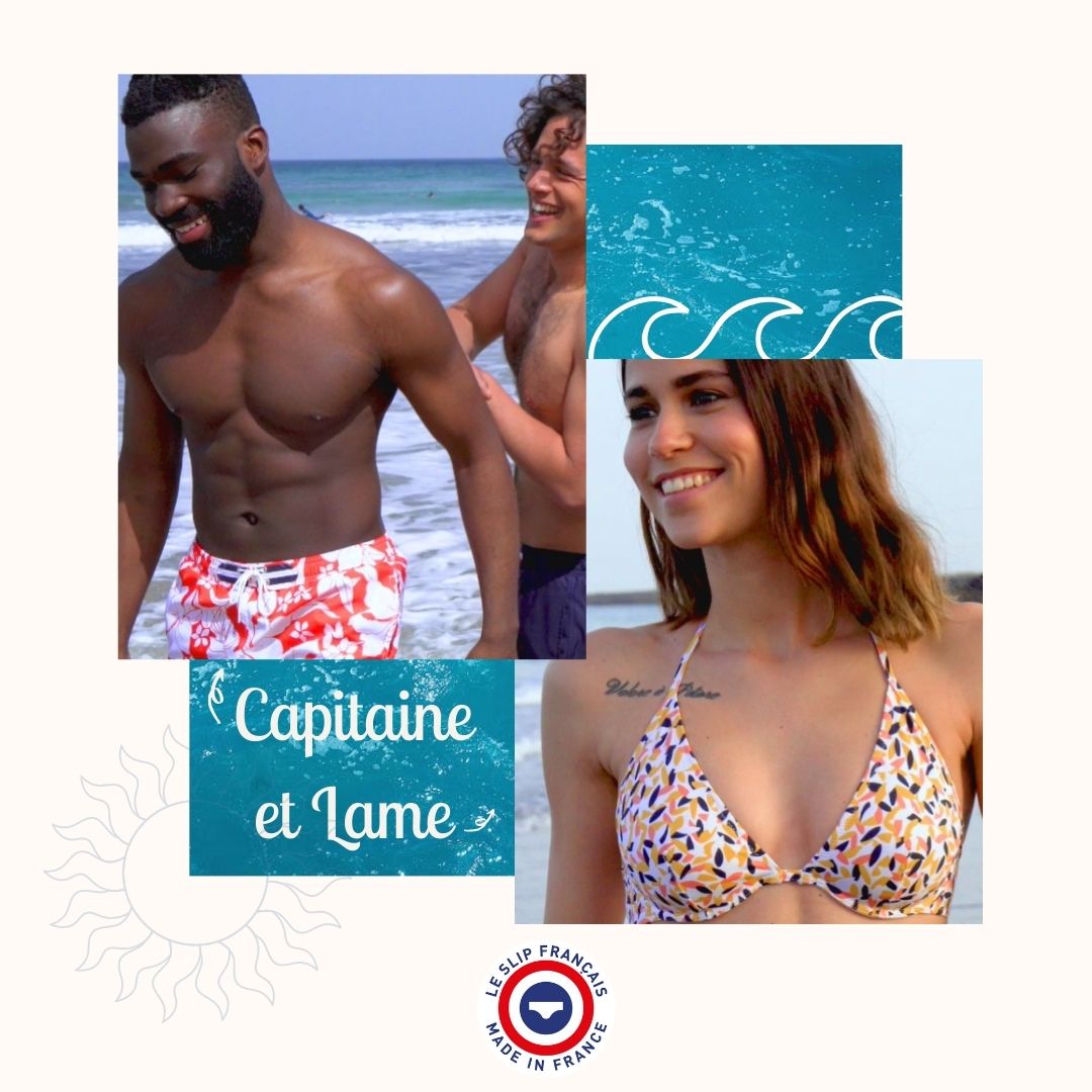 PUBLICITÉ RASUREL MAILLOTS DE BAIN POUR HOMMES FEMMES SLIP SOUS VÊTEMENTS