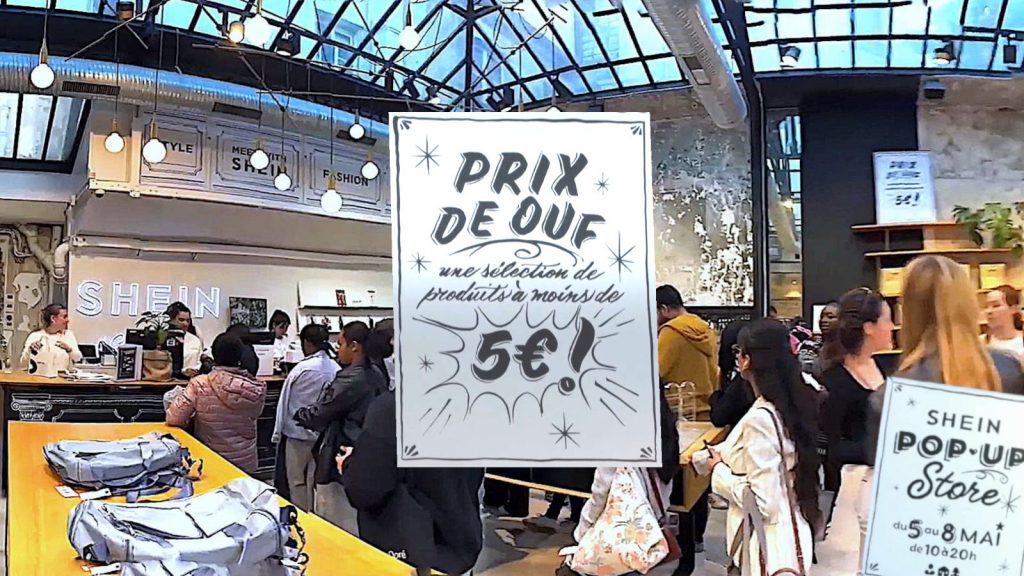 Ouverture du pop store Shein Paris en mai 2023